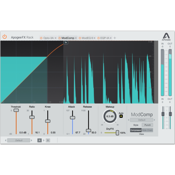 Apogee FX Rack Mod Compressor Limiter Supply