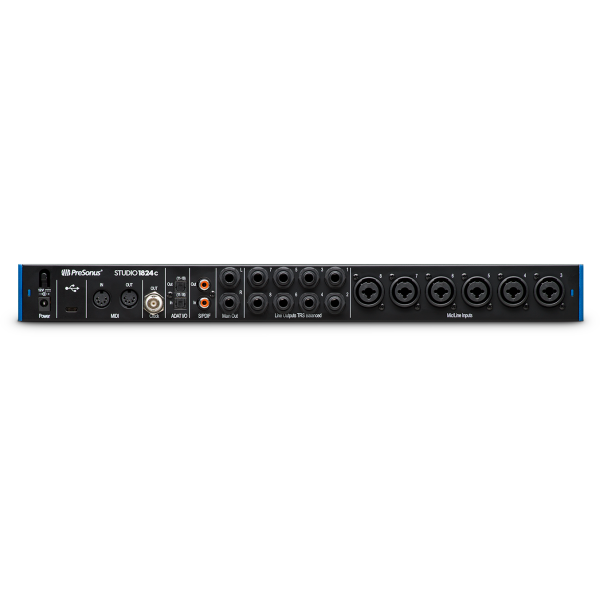 PreSonus Studio 1824c Audio Interface (USB-C - 18 x 20 - 192 kHz) Fashion