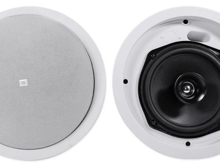 (2) Control 26C 6.5  150 Watt In-Ceiling White Home Theater Speakers 16-ohm Sale