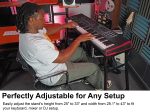 Rockville PKS35 Heavy-Duty Adjustable Platform Keyboard Stand Online now